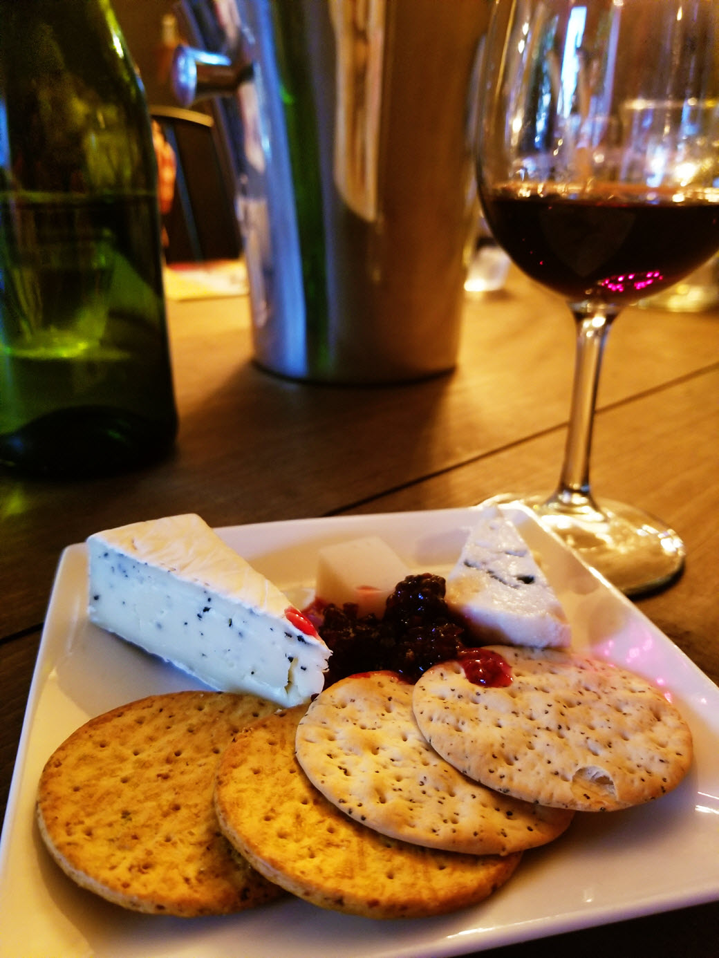Wine and Cheese Plate